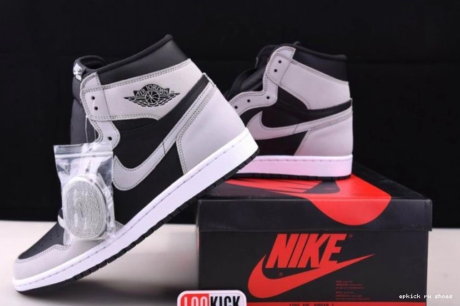 Cheap High White Retro Black 1 Grey Smoke Air 555088-035 Jordan Light 0705